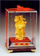 絨沙金工藝品 財(cái)神（大中?。? class=