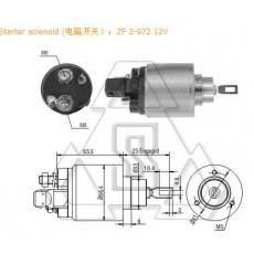 起動機(jī)電磁開關(guān)F-000-SH0-117 ZF 2-972