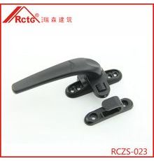 RCZS-023瑞誠(chéng)歐式大把執(zhí)手 黑色鋁合金單點(diǎn)內(nèi)外開執(zhí)手 門窗配件