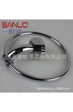 浴室掛件 活動(dòng)浴巾架 太空鋁 五金衛(wèi)浴五金掛件 毛巾環(huán)