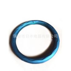 100%純硅膠內(nèi)圈，真皮汽車方向盤套