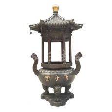 寺廟道觀(guān)宗祠插香鑄鐵香爐 百子堂銅香爐 佛教道教帶鼎大型香爐