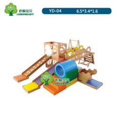 幼兒園金寶貝豪華版教具早教中心高檔木制木質(zhì)滑梯親子園體能訓練