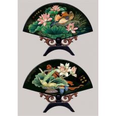 漆器小臺屏 永結(jié)同心 外事商務(wù)禮品 仿古小屏風
