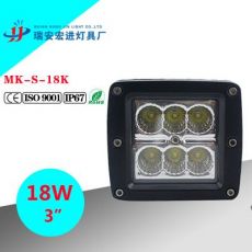 CREE LED工程車輔助燈 18w 電動(dòng)車汽車led工作燈 叉車燈