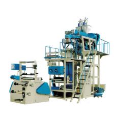 SJ-45x2、50x2、55x2、60x2型 雙層聚丙烯（PP）、低密度聚乙烯（LDPE）、線形低密度聚乙烯（LLDPE）共擠吹膜機(jī)組
