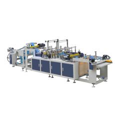 500型手動單通道高速八折連背制袋機(jī)
