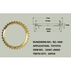 汽車(chē)同步器齒環(huán) OEM：33367-26023 豐田